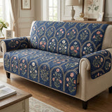 Indigo Tuintegels Gequilte Bankhoes – Vienna