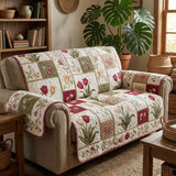 Tulpen Patchwork Gequilte Bankhoes – Kiki