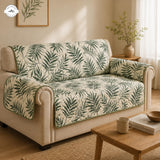 Botanisch Palmblad Gequilte Bankhoes – Marja