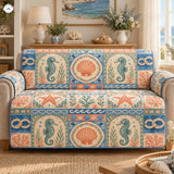 Kust Patchwork Gequilte Bankhoes – Fientje