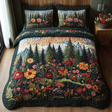 Betoverd Bos Gequilt Beddegoedset QV05