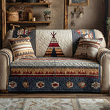 Lodge Weefsel Gequilte Bankhoes – Sjoukje