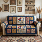 Boho Bloemen Gequilte Bankhoes – Lenneke
