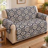 Boho Geometrisch Patroon Gequilte Bankhoes – Corrie