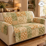 Vintage Bloemen & Paisley Gequilte Bankhoes – Hester