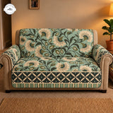 Vintage Bloemenpatroon Gequilte Bankhoes – Thea