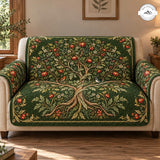 Vintage Botanische Print Gequilte Bankhoes – Noa