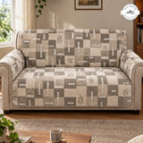 Modern Patchwork Gequilte Bankhoes – Sylvia