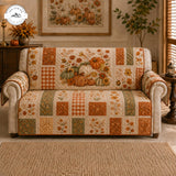 Herfstpompoen Patchwork Gequilte Bankhoes – Inge