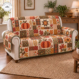 Rustiek Herfst Patchwork Gequilte Bankhoes – Tamar
