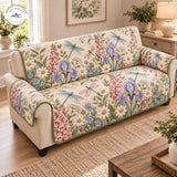 Libelle & Bloemen Gequilte Bankhoes – Lynn