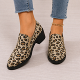 Angélique | Loafers met dierenprint