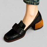 Contessa | Loafers met knoop en blokhak