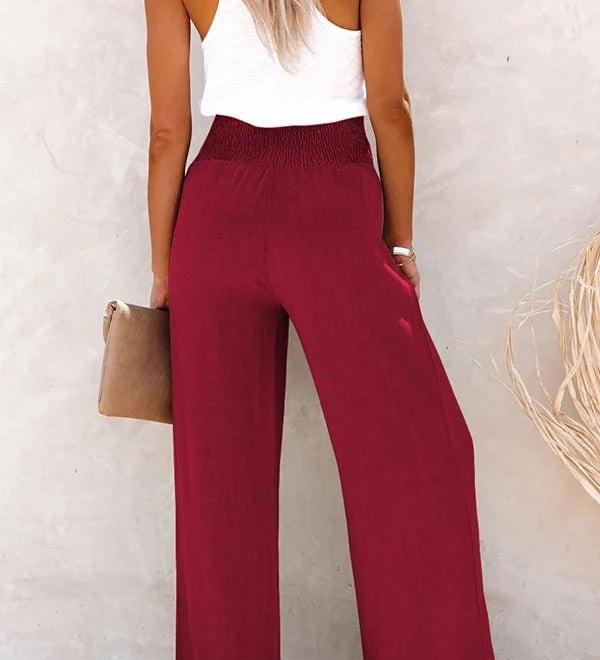 Riana - Hoge Taille Relaxed Broek