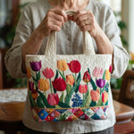 Handgemaakte Tas – Tulpentuin