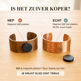 Is het zuiver koper? Vergelijking en geld-teruggarantie van Sophie.