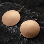 Retro Gouden Platenspeler Oorbellen