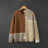 Sandra | Minimalistisch Abstract Polkadot Print Knoop Vest