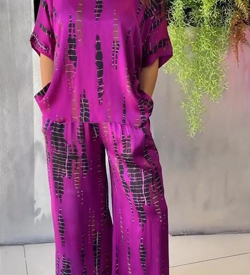 Marie - Casual Geprinte Set