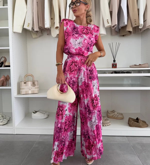 Marian - Elegant Plissé Ensemble