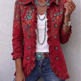 Sylvie | Bohemian Paisley Ruches Jas