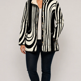 Soraya | Casual Gequilt Jacket with Abstract Geometric Design
